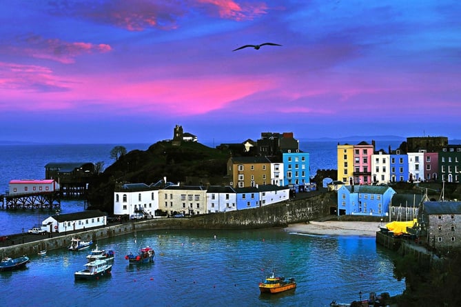 drone display tenby